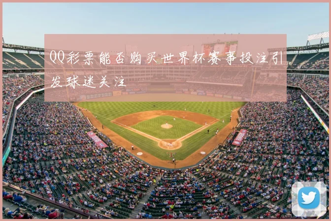 QQ彩票能否购买世界杯赛事投注引发球迷关注